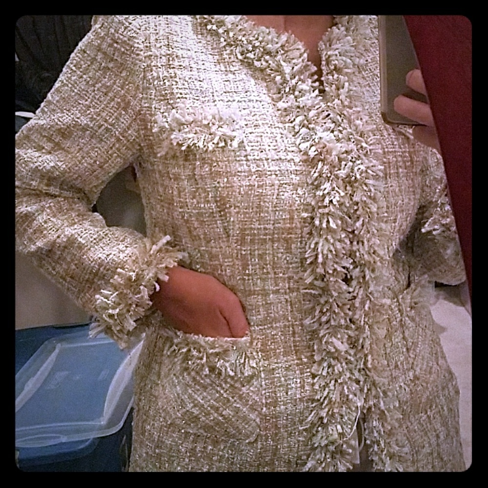 Boucle blazer jacket